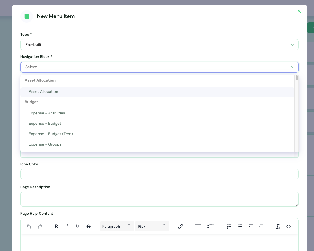 Flexible navigation