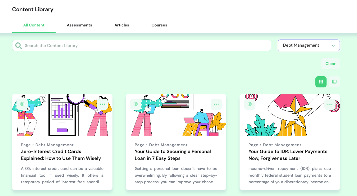 Content Library
