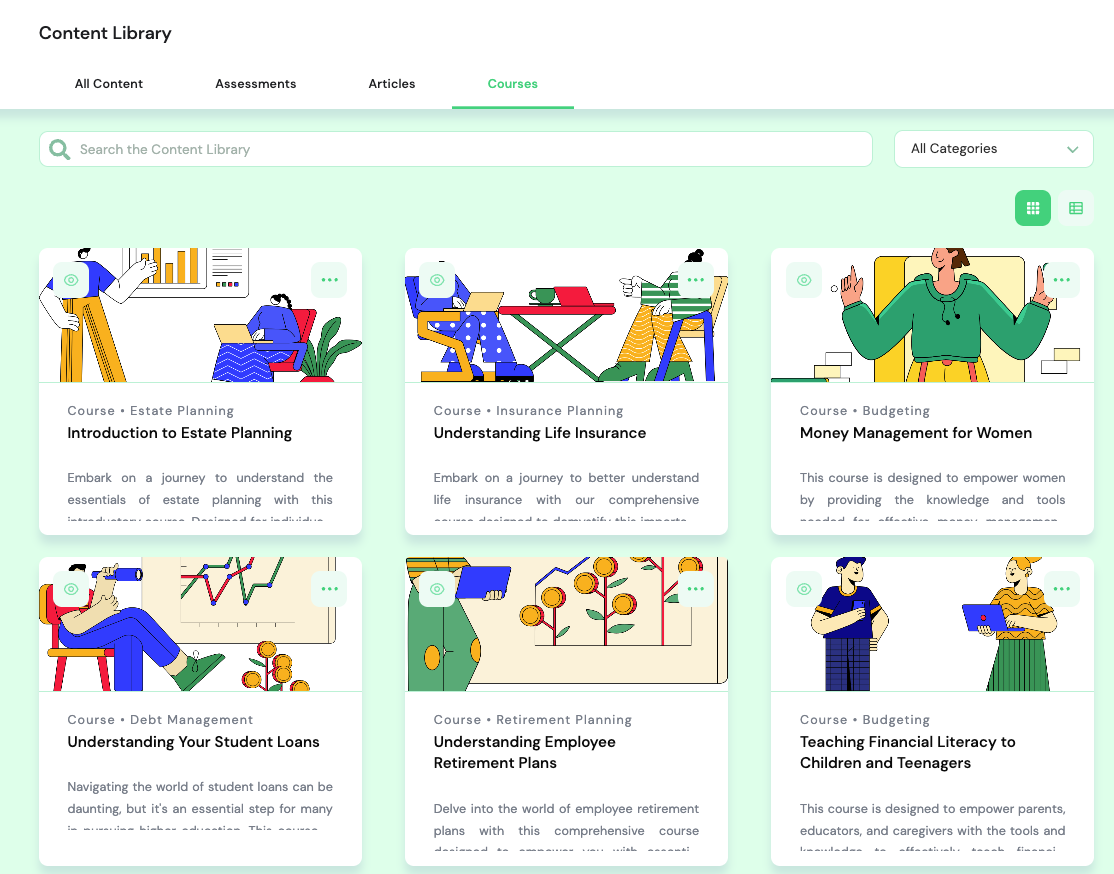 30+ ready-to-use courses