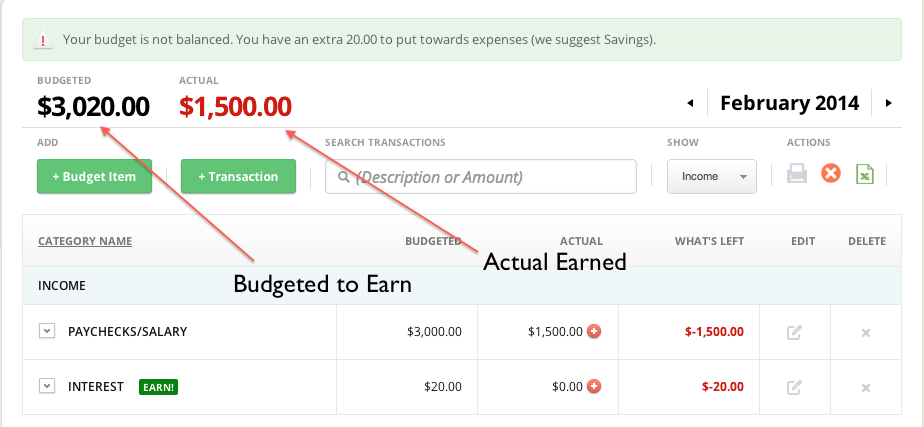 Income View